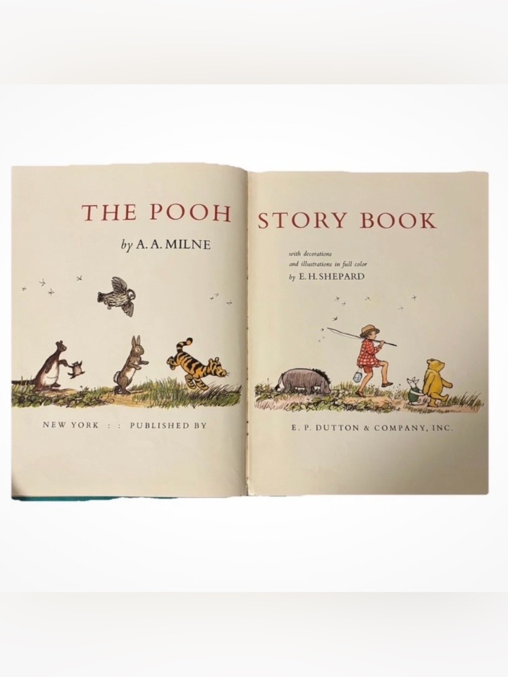 First Edition 1965 Hardback The Pooh Story Book AA Milne Illustrated EH Shepard - Picture 4 of 9